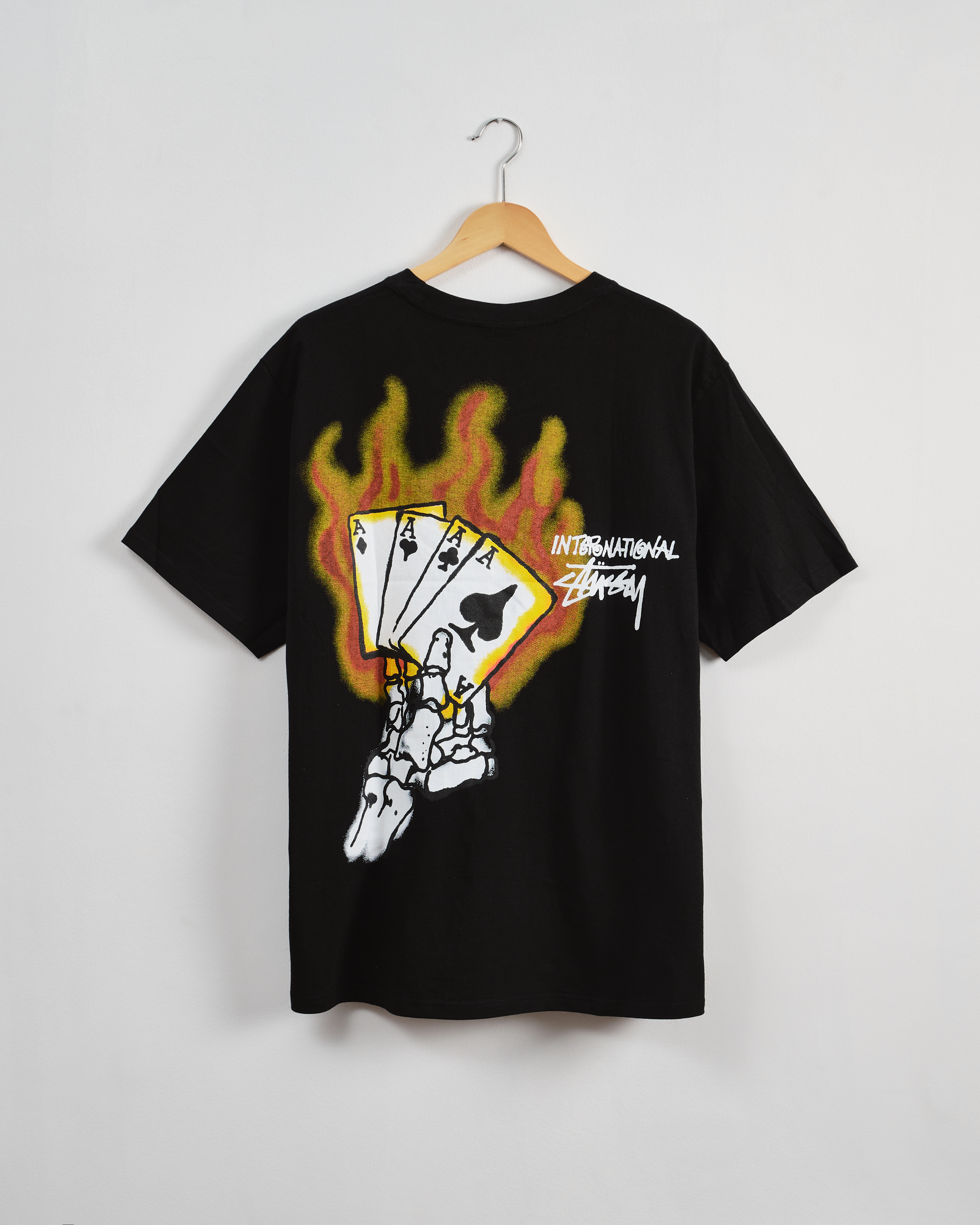 STUSSY READ EM' N' WEEP PIGMENT DYED TEE-BLACK