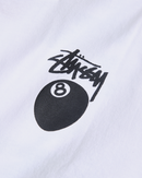 Stussy Billiards Tee-WHITE