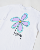 Stussy Wishlist Flower Tee-WHITE