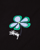 Stussy Wishlist Flower Tee-BLACK