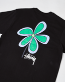 Stussy Wishlist Flower Tee-BLACK