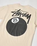 Stussy 8 Ball Tee-SMOKE