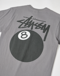 Stussy 8 Ball Pigdyed-GREY