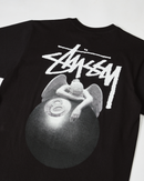 STUSSY ANGEL TEE-BLACK