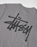 Stussy Basic Pigment Dyed Tee-GREY