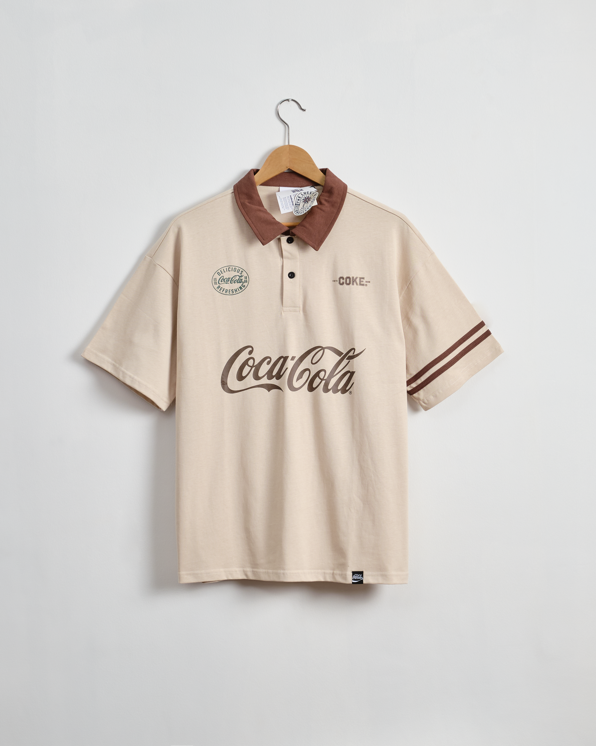 Coca_Cola Polo Shirt-CREAM