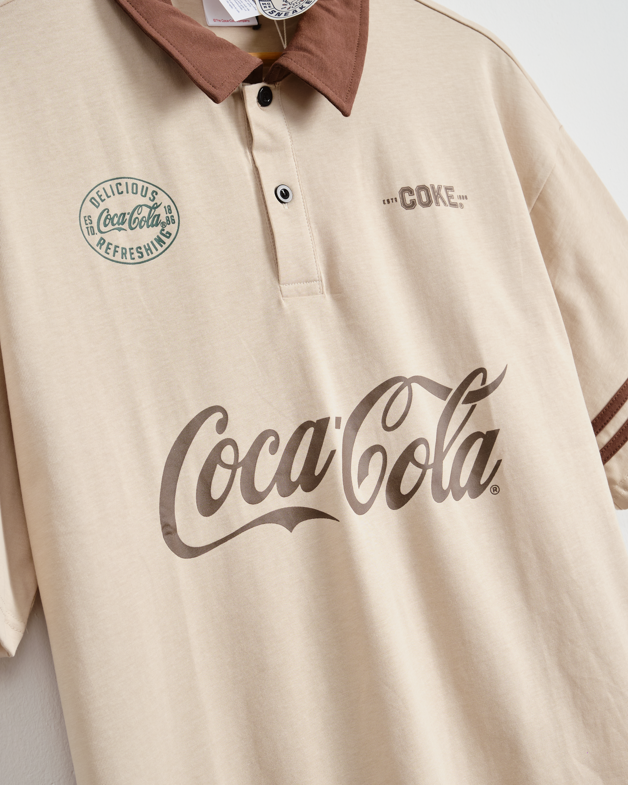 Coca_Cola Polo Shirt-CREAM