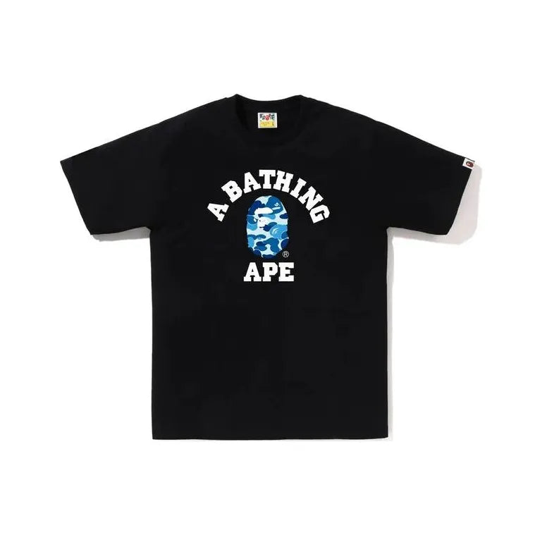 BAPE Reflector Abc College Tee - Black/Blue