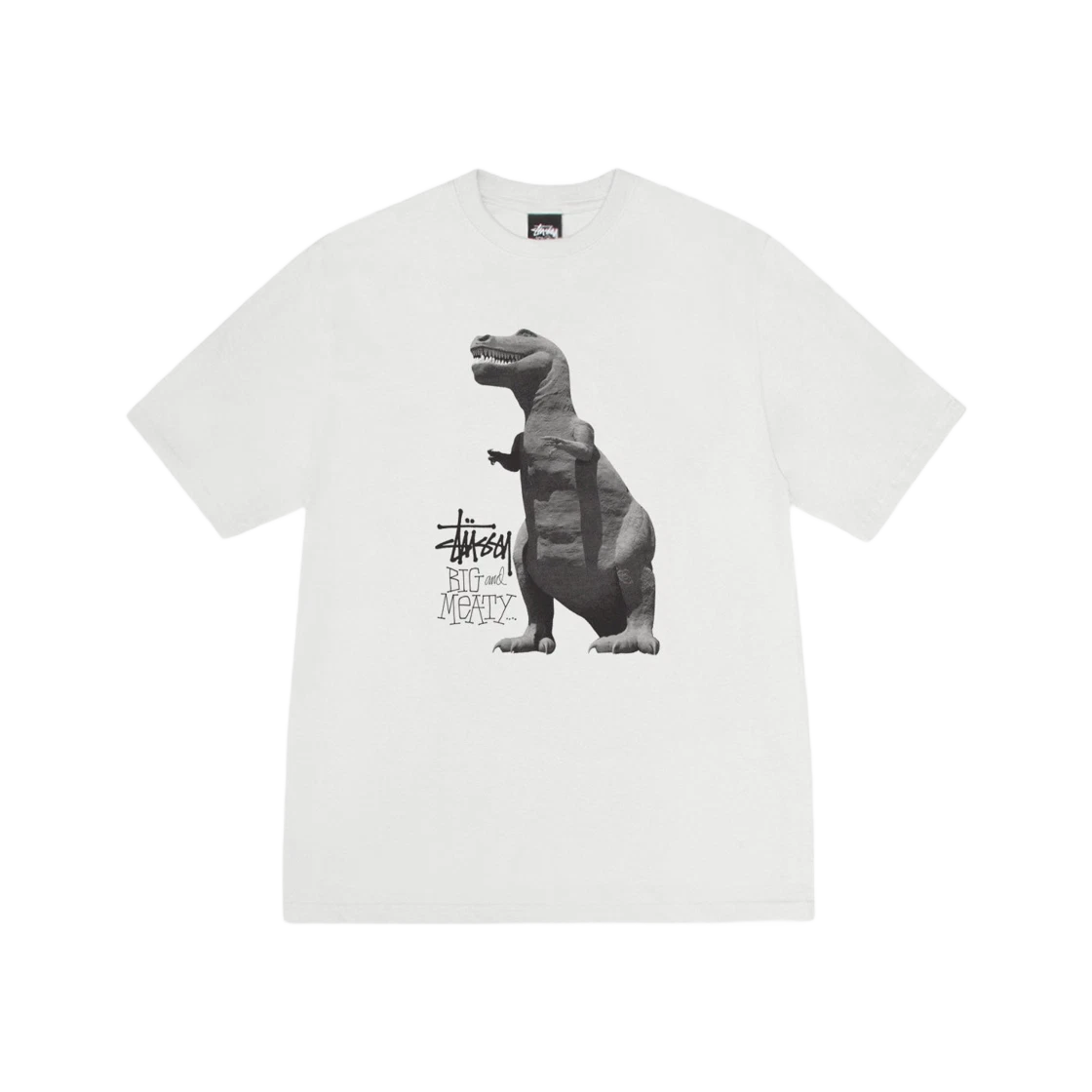 Stussy Big & Meaty Pigment Dyed Tee - White