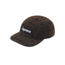 Supreme Flocked Denim Camp Cap - Black