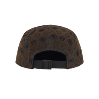 Supreme Flocked Denim Camp Cap - Black