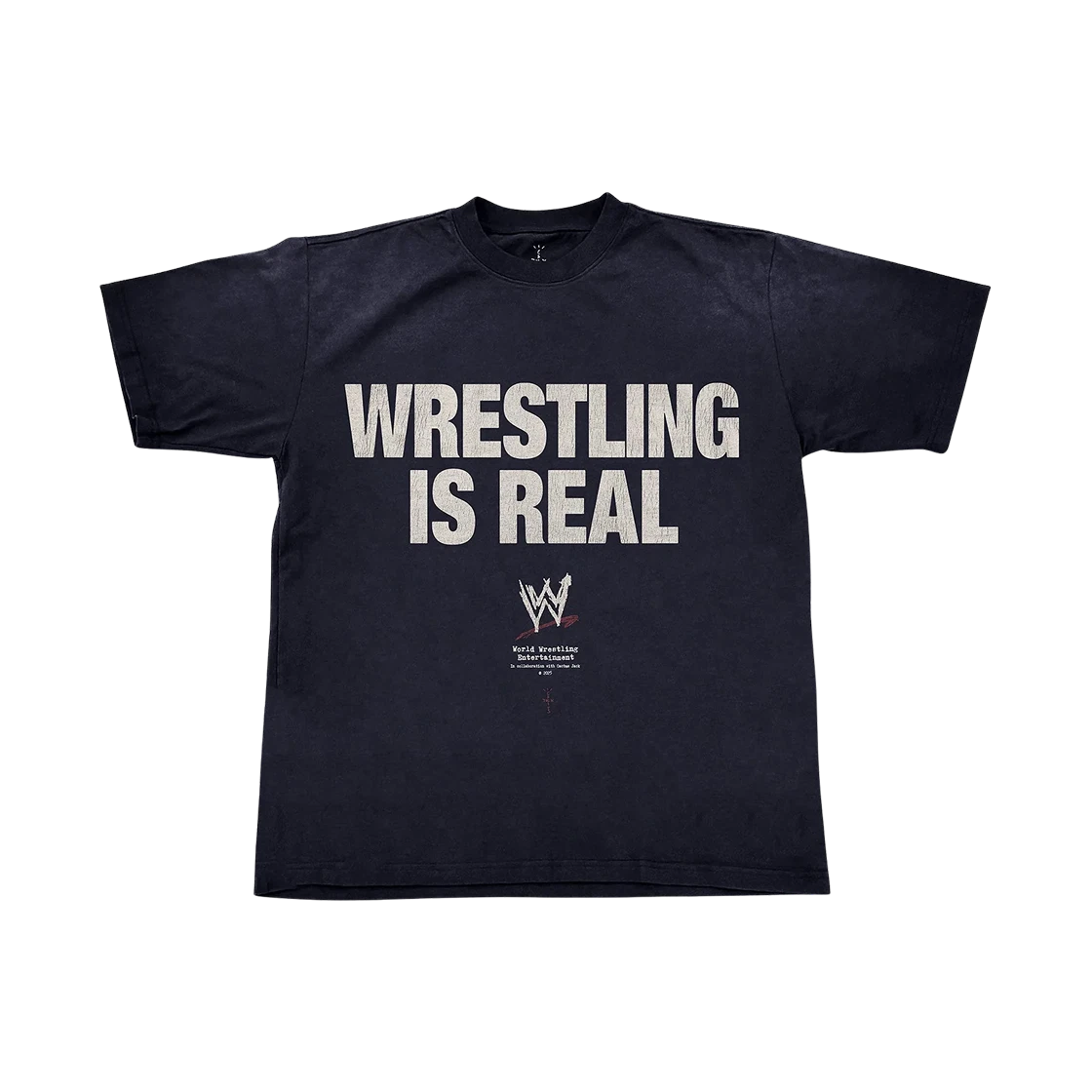 Travis Scott Wrestling Is Real T-shirt - Black