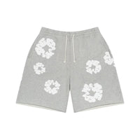 Denim Tears The Cotton Wreath Shorts - Grey