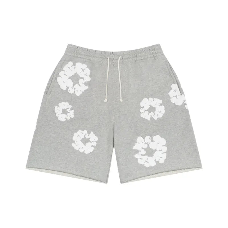 Denim Tears The Cotton Wreath Shorts - Grey