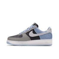 Nike Air Force 1 Low By YouCustom Men's Shoes - WHITE/UNC/GREY