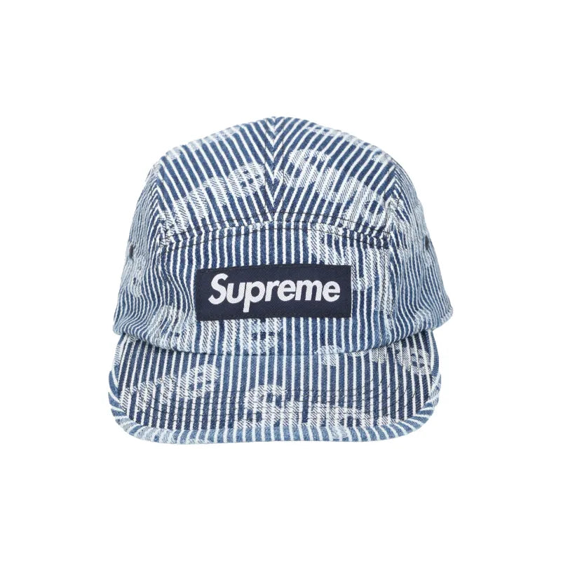 Supreme Denim Camp Cap (SS24) - Stripe