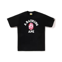 BAPE Reflector Abc College Tee - Black/Pink