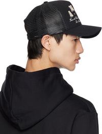 AMIRI Varsity Trucker Hat - Black