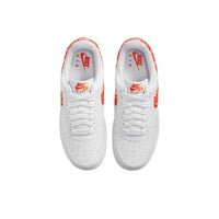 Nike Air Force 1 Low Orange Paisley Women's - WHITE/RUSH ORANGE - WHITE/BLANC/ORANGE INTENSE