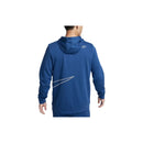 Nike Dri FIT Men's Fleece Full Zip Fitness Hoodie - Royal Blue