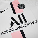 Nike Paris Saint-Germain Breathe Stadium Away Replica Shirt 2021 With Messi 30 Printing Jersey - White/Arctic Punk/Black