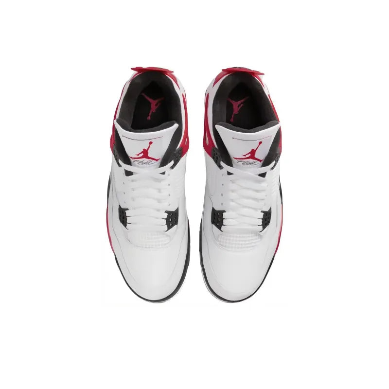 Jordan 4 Retro Red Cement -  White/Fire Red/Black/Neutral Grey