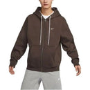 Nike NRG Solo Swoosh Full Zip Hoodie - Baroque Brown