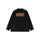 Nike Jacket Women's Winter New Retro Corduroy Lapel - Casual Sports Jacket