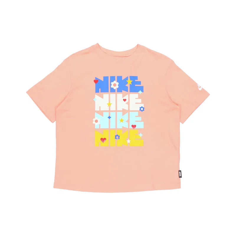 Nike Sportswear Essential Printing Round Neck - Pink