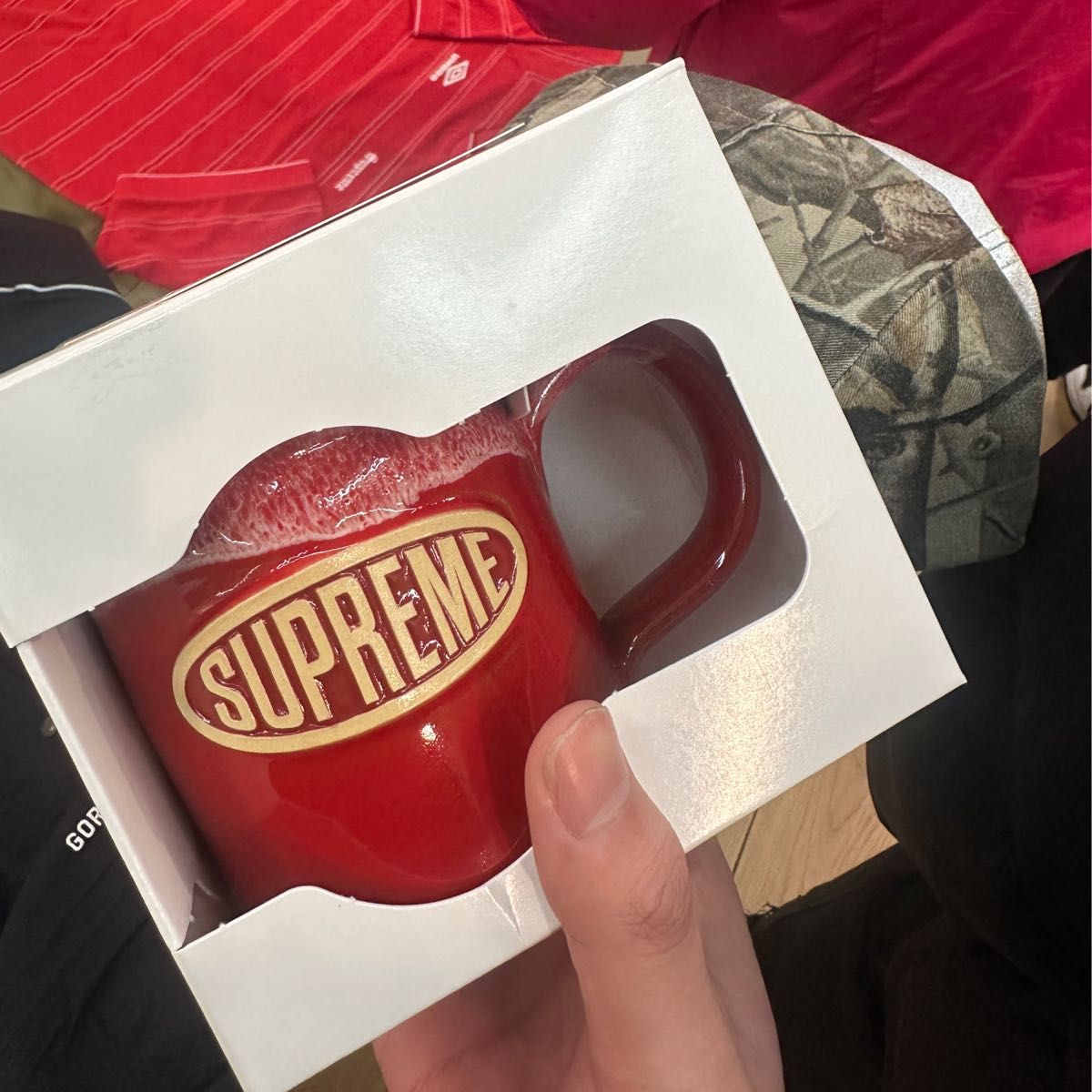Supreme Deneen Camper Mug - Red