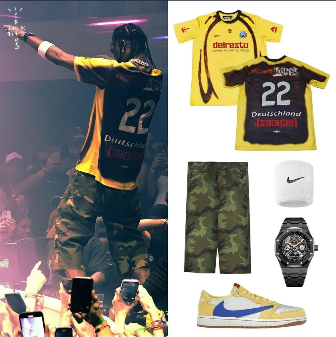 Travis Scott Germany Soccer Jersey - Yellow