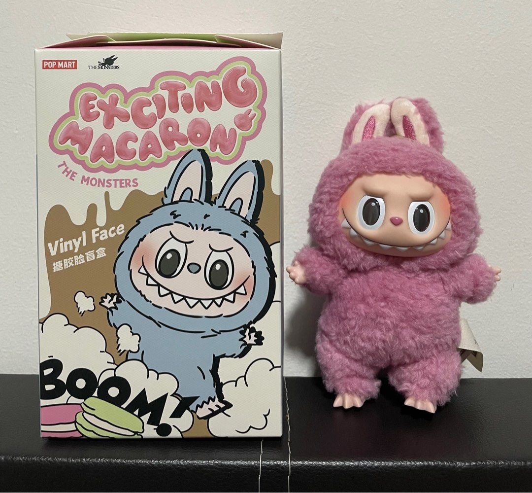 Pop Mart Labubu The Monsters Tasty Macarons Lychee Berry Vinyl Plush Pendant