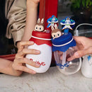Pop Mart Beijing Straw Cup 'Blue' - 450ML