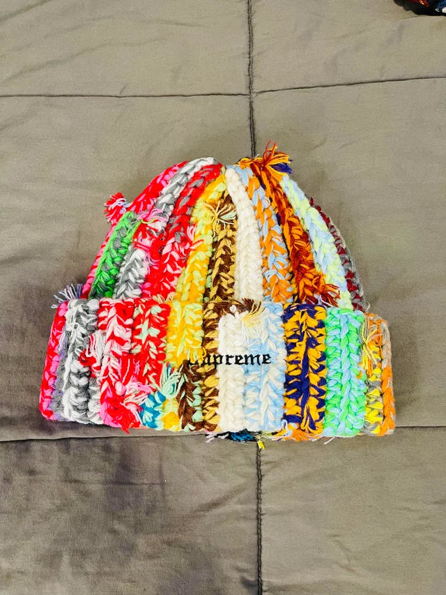 Supreme Hand Tied Beani - Multicolor
