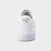 Puma Basket Studs White