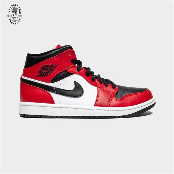 Jordan 1 Mid Chicago Black Toe