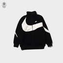 Nike Big Swoosh Reversible Boa Jacket Black White