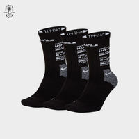 LeBron Elite Basketball Crew Socks - Black