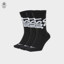 Nike Everyday Essential Crew Socks "Just Do It" Black