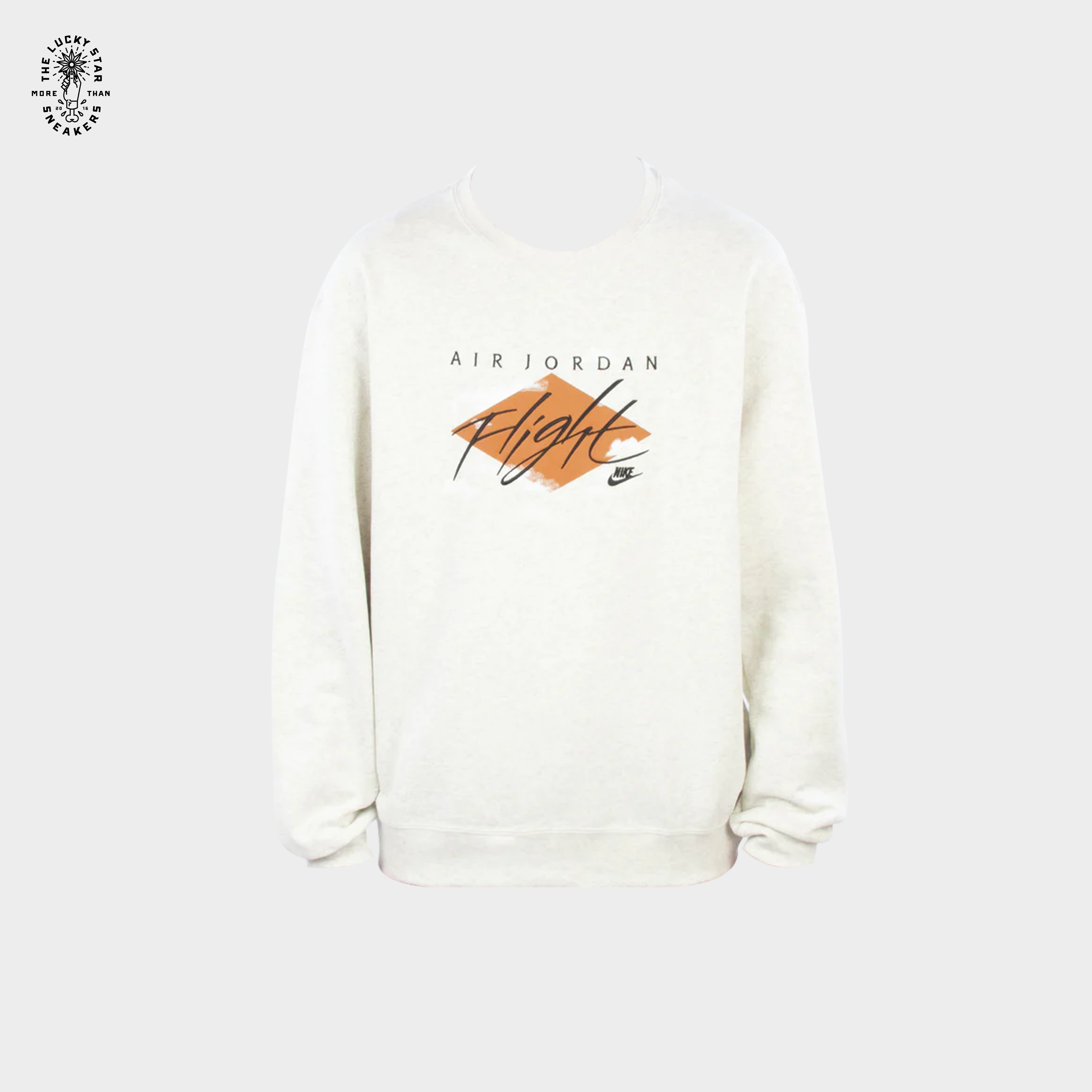Jordan Statement Essentials Men's Fleece Crew Sweatshirt 'Oatmeal Heather