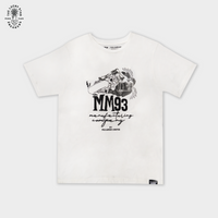 T-shirt Pull&Bear trắng "MM93"