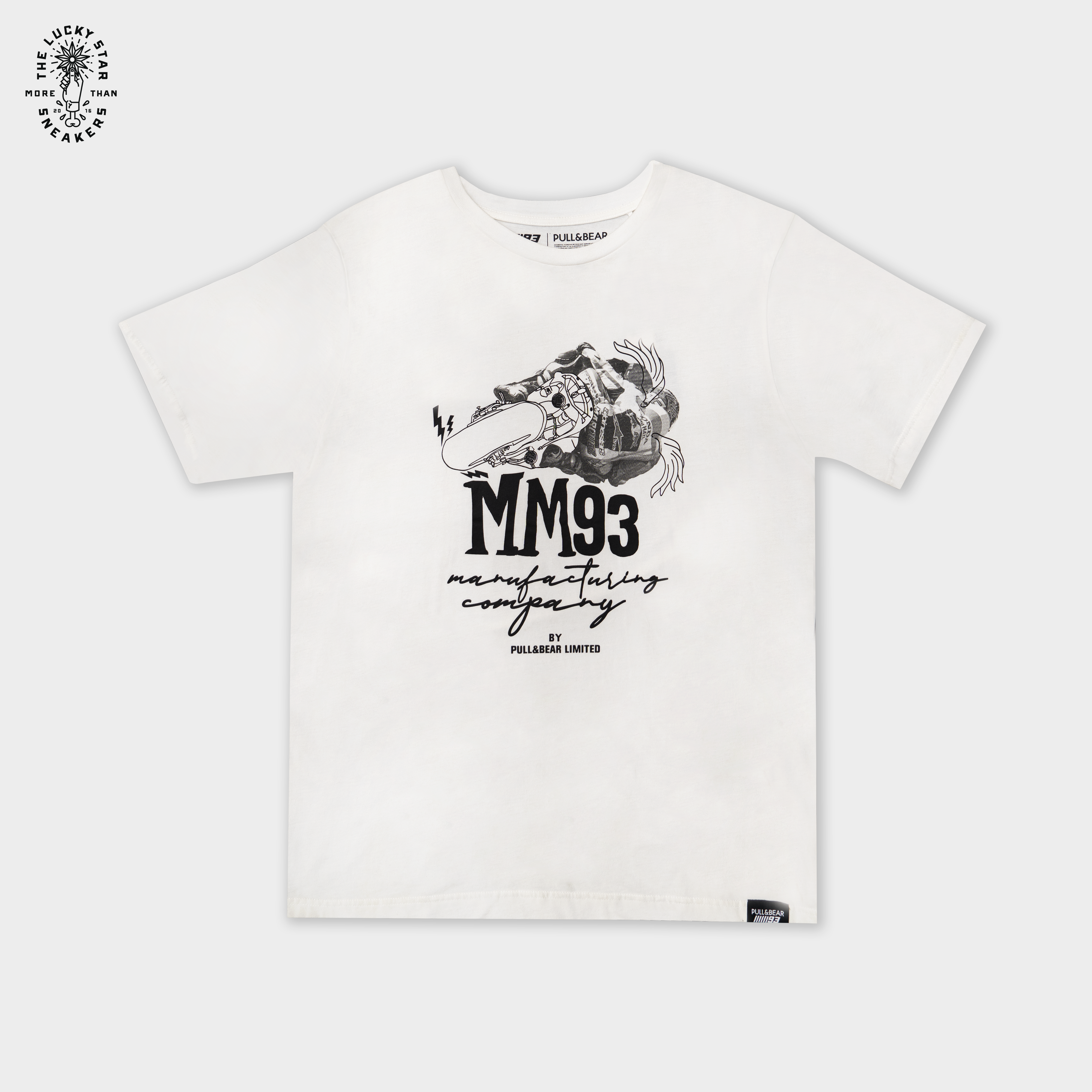 White Pull&amp;Bear T-shirt "MM93"