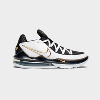 Lebron XVII Low White Metallic Gold