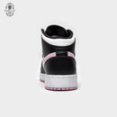 Jordan 1 Mid White Black Light Arctic Pink