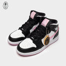 Jordan 1 Mid White Black Light Arctic Pink