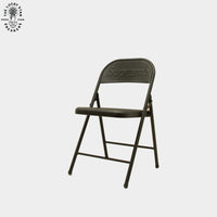 Supreme Metal Folding Chair - Black