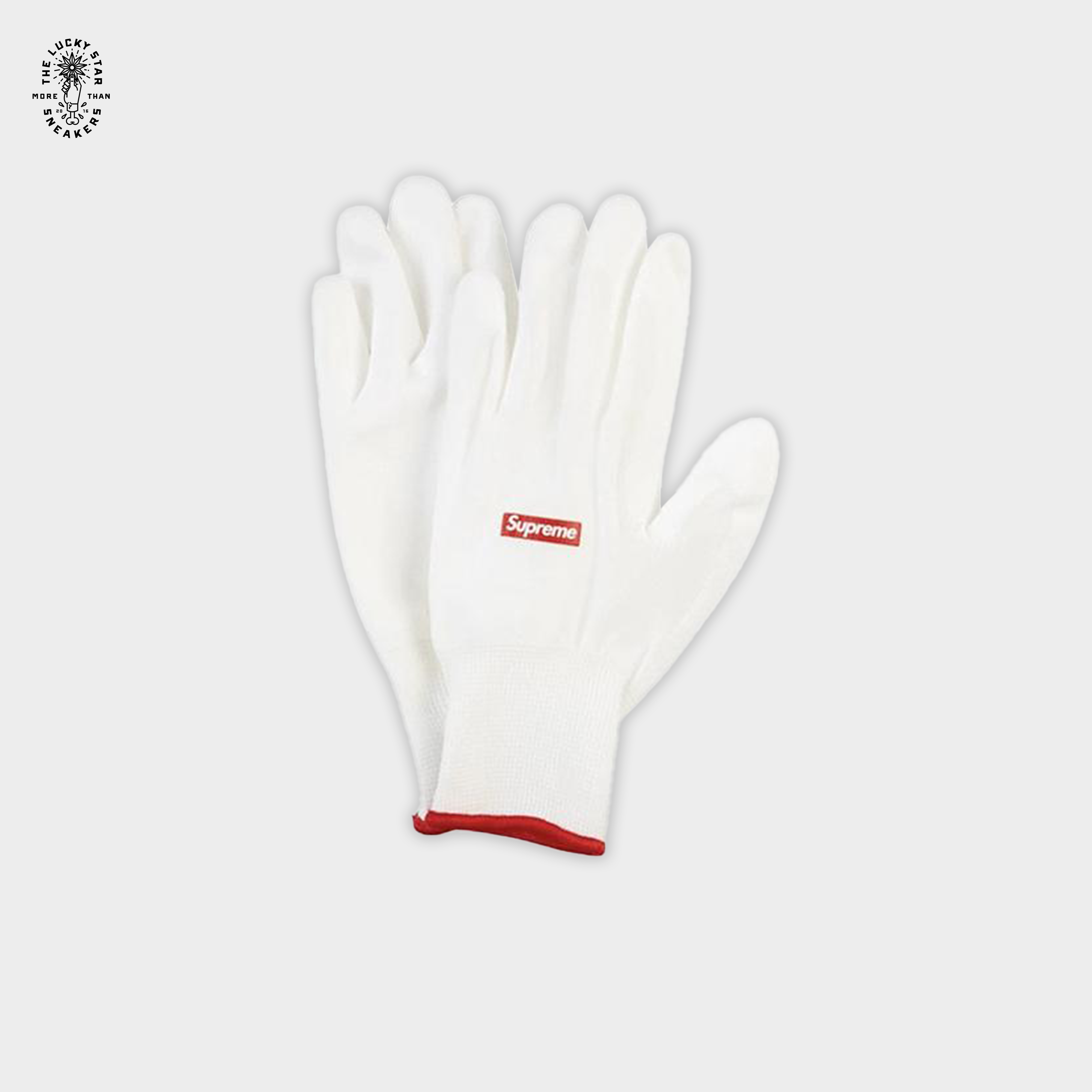 Supreme Rubberized Gloves White