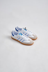 Adidas Samba Leather-Cloud White Lucid Blue