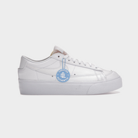 Nike Blazer Low Platform Triple White (W)