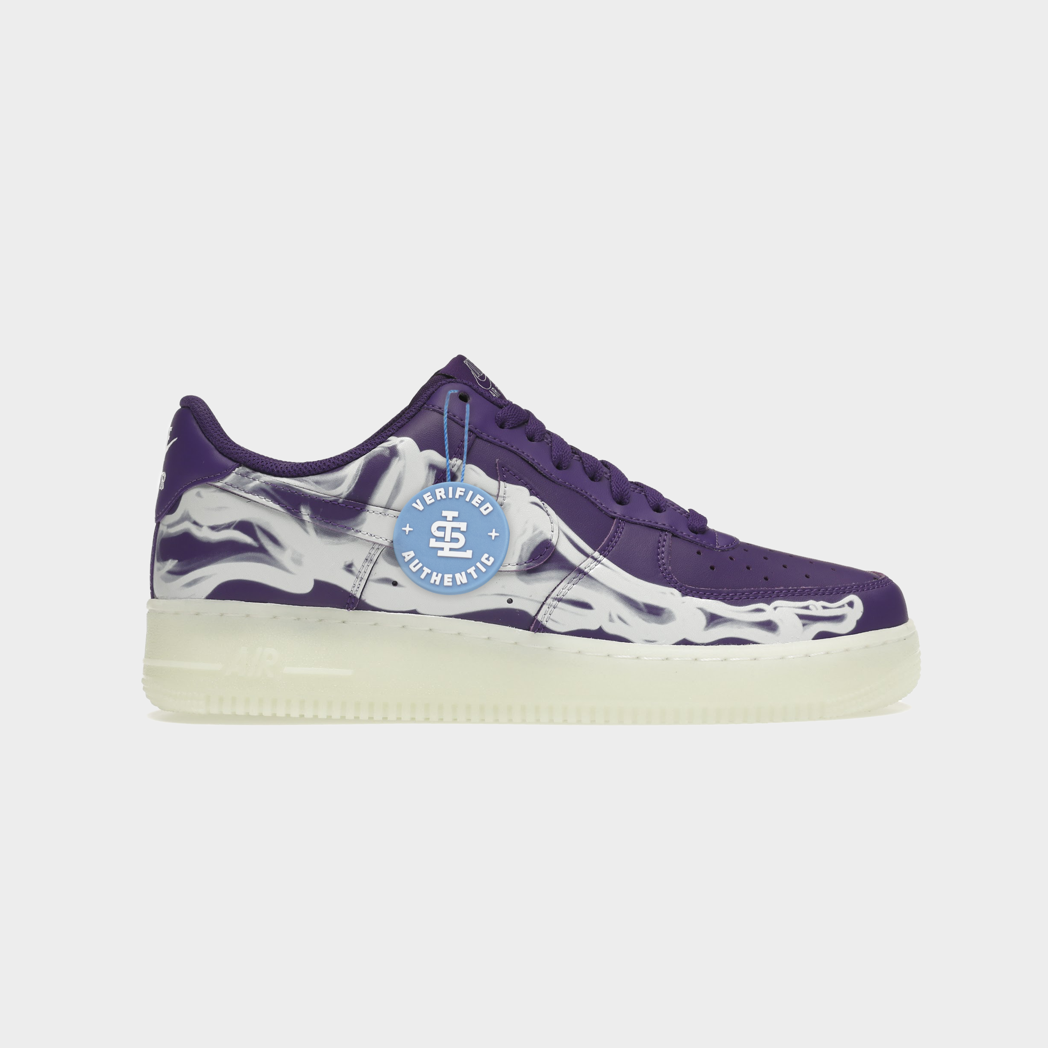 Nike Air Force 1 Low '07 QS Purple Skeleton Halloween (2021)